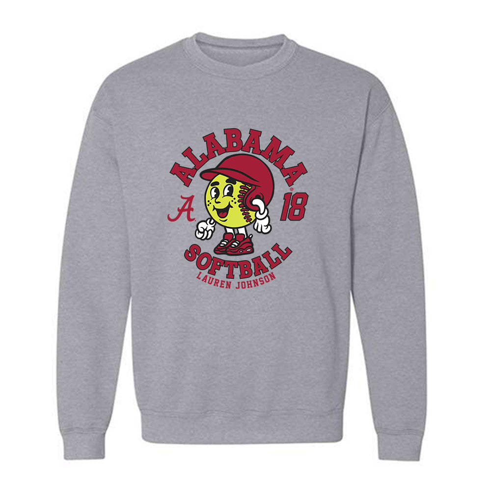 Alabama - NCAA Softball : Lauren Johnson - Crewneck Sweatshirt Fashion Shersey