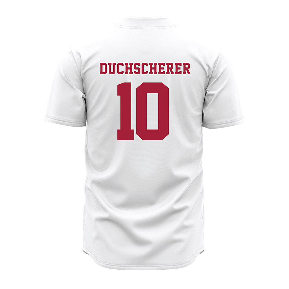 Alabama - NCAA Softball : Abby Duchscherer - White Jersey