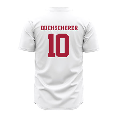 Alabama - NCAA Softball : Abby Duchscherer - White Jersey