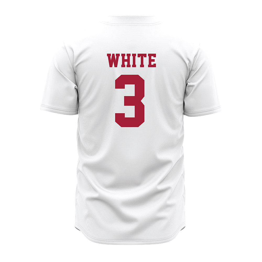 Alabama - NCAA Softball : Kristen White - White Jersey