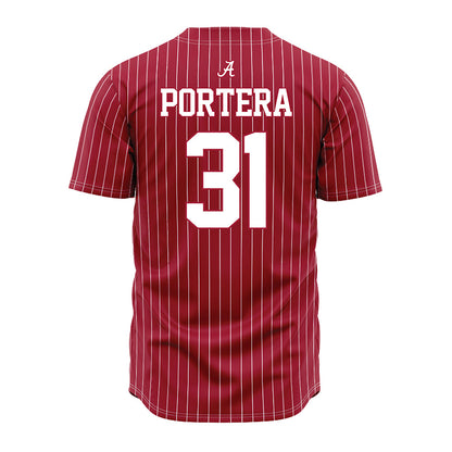 Alabama - NCAA Baseball : Will Portera - Baseball Jersey