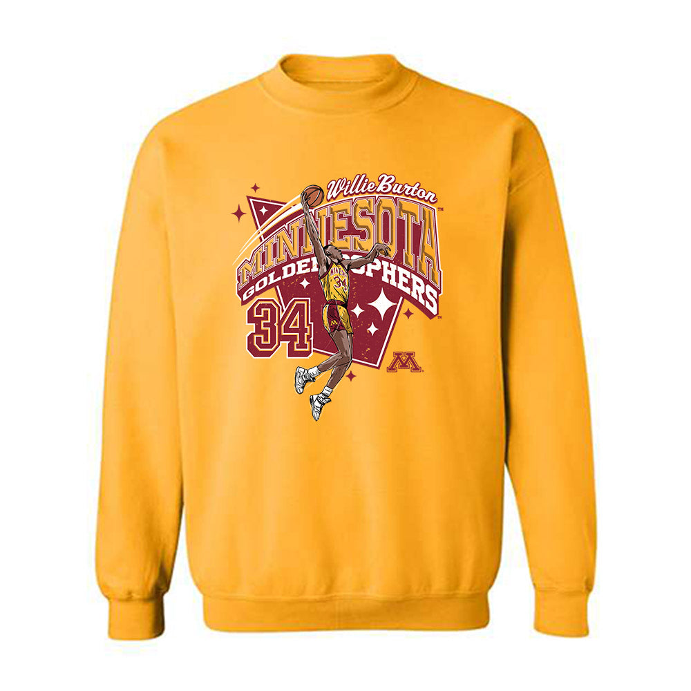 Minnesota - NCAA Men's Basketball : Willie Burton - Skyhook Sweatshirt