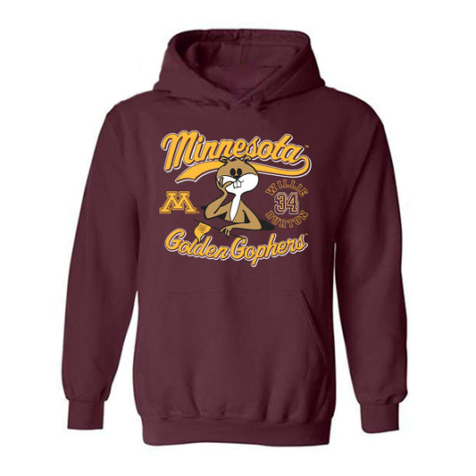 Minnesota - NCAA Men's Basketball : Willie Burton - Golden Gophers Hooded Sweatshirt