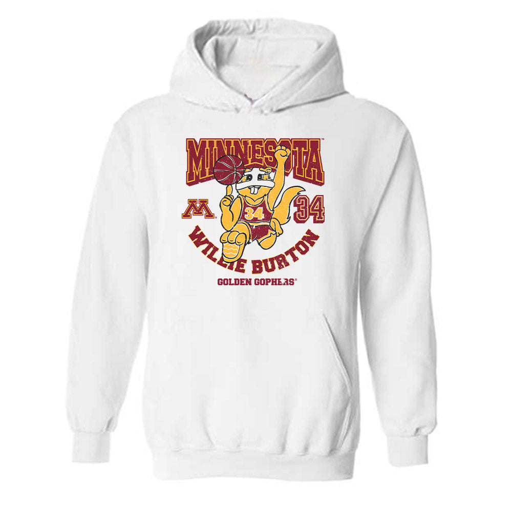 Minnesota - NCAA Men's Basketball : Willie Burton - Masked Goldy Hooded Sweatshirt
