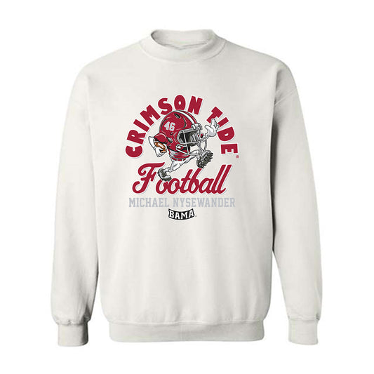 Alabama - Football Alumni : Michael Nysewander - Crewneck Sweatshirt Fashion Shersey