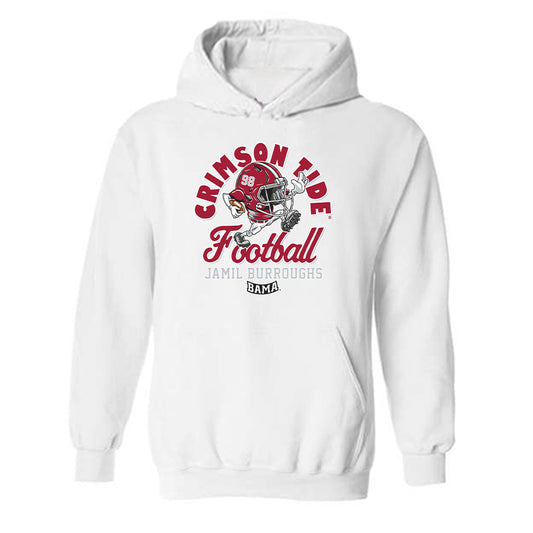 Alabama - NCAA Football : Jamil Burroughs - Fashion Shersey Hooded Sweatshirt