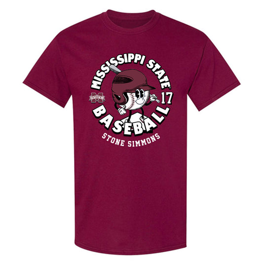 Mississippi State - NCAA Baseball : Stone Simmons - T-Shirt Fashion Shersey