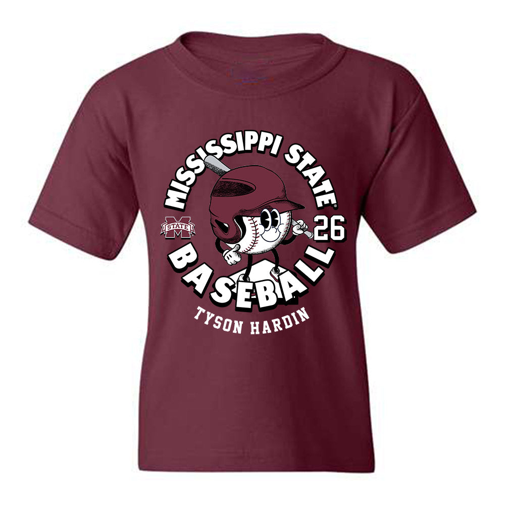 Mississippi State - NCAA Baseball : Tyson Hardin - Youth T-Shirt Fashion Shersey