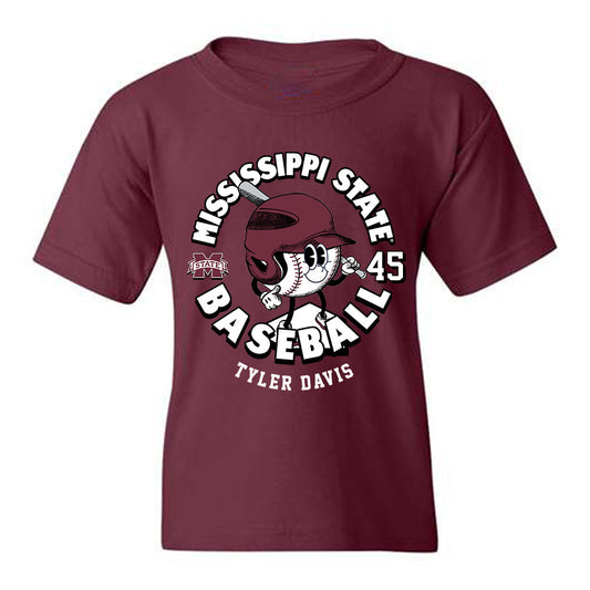 Mississippi State - NCAA Baseball : Tyler Davis - Youth T-Shirt Fashion Shersey