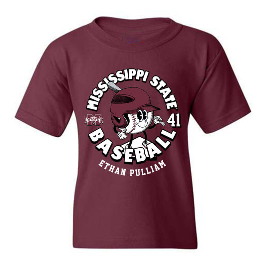 Mississippi State - NCAA Baseball : Ethan Pulliam - Youth T-Shirt Fashion Shersey