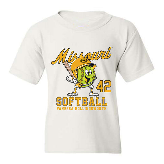 Missouri - NCAA Softball : Vanessa Hollingsworth Fashion Shersey Youth T-Shirt