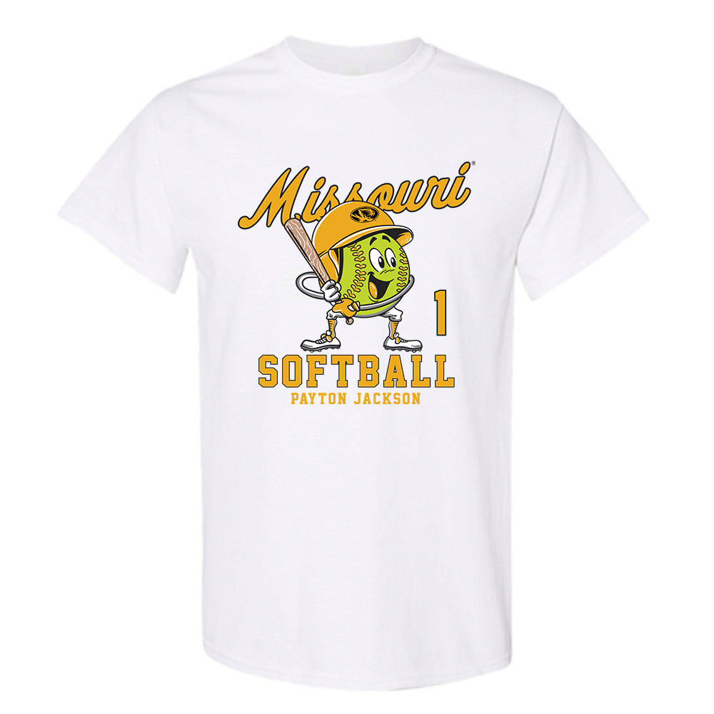 Missouri - NCAA Softball : Payton Jackson Fashion Shersey Short Sleeve T-Shirt