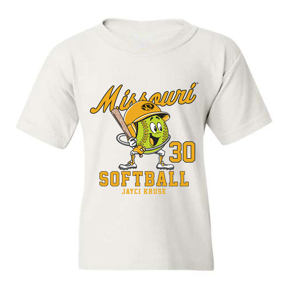 Missouri - NCAA Softball : Jayci Kruse Fashion Shersey Youth T-Shirt