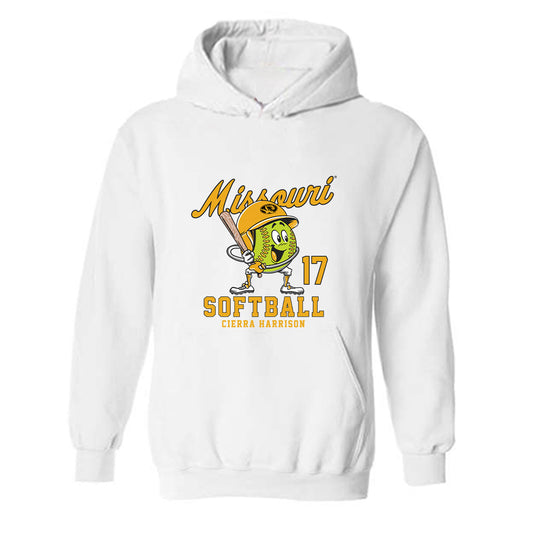 Missouri - NCAA Softball : Cierra Harrison Fashion Shersey Hooded Sweatshirt