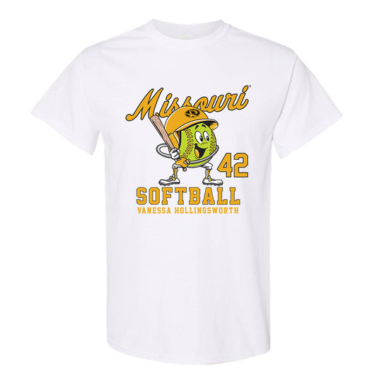 Missouri - NCAA Softball : Vanessa Hollingsworth Fashion Shersey Short Sleeve T-Shirt