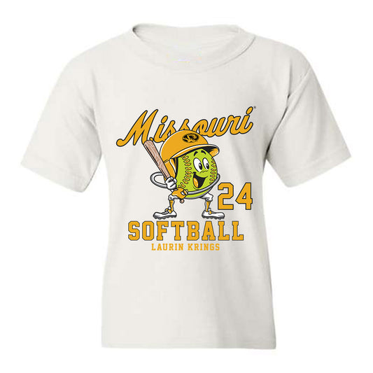 Missouri - NCAA Softball : Laurin Krings Fashion Shersey Youth T-Shirt