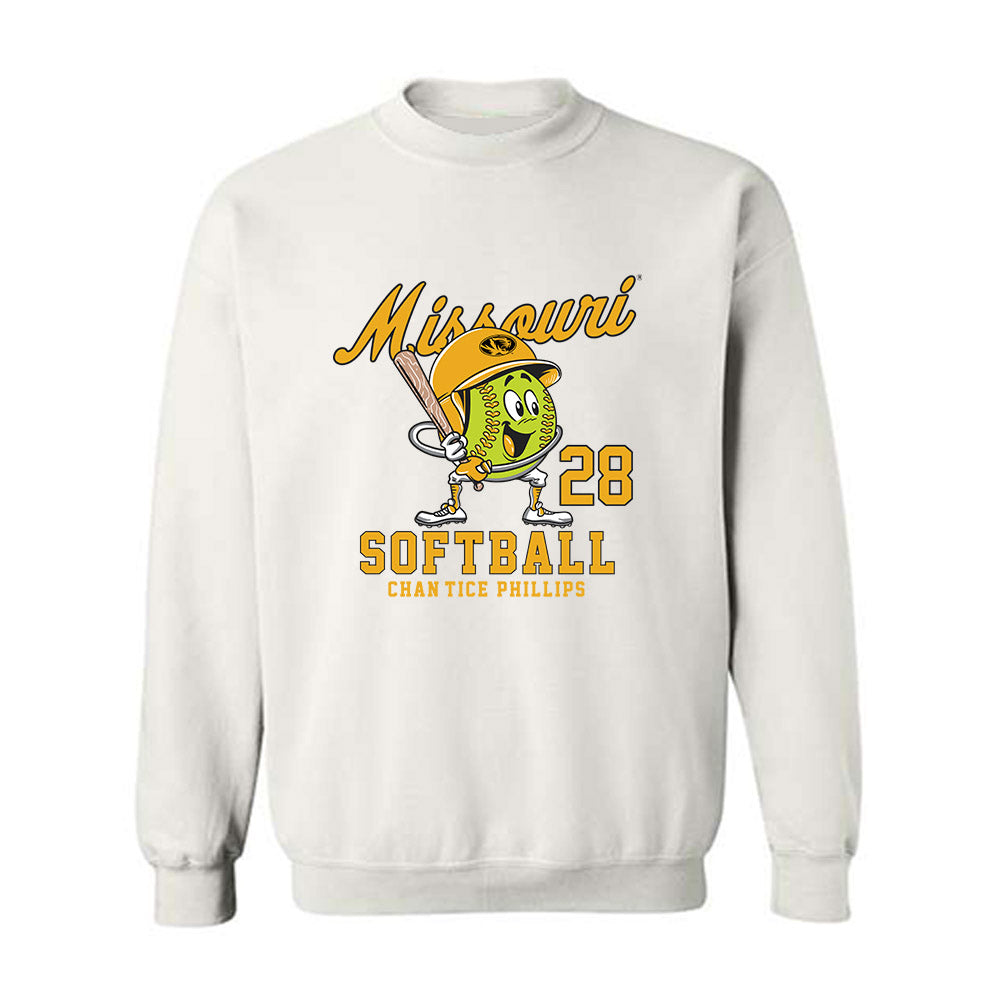 Missouri - NCAA Softball : Chan'tice Phillips Fashion Shersey Sweatshirt