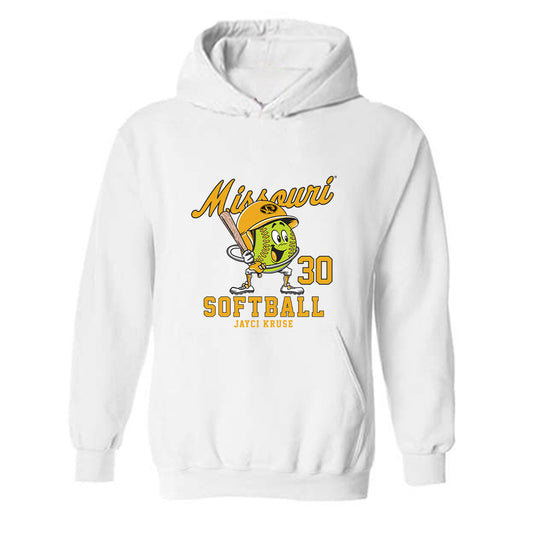 Missouri - NCAA Softball : Jayci Kruse Fashion Shersey Hooded Sweatshirt