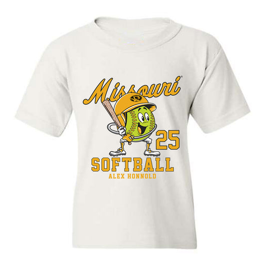 Missouri - NCAA Softball : Alex Honnold Fashion Shersey Youth T-Shirt