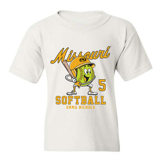 Missouri - NCAA Softball : Emma Nichols Fashion Shersey Youth T-Shirt