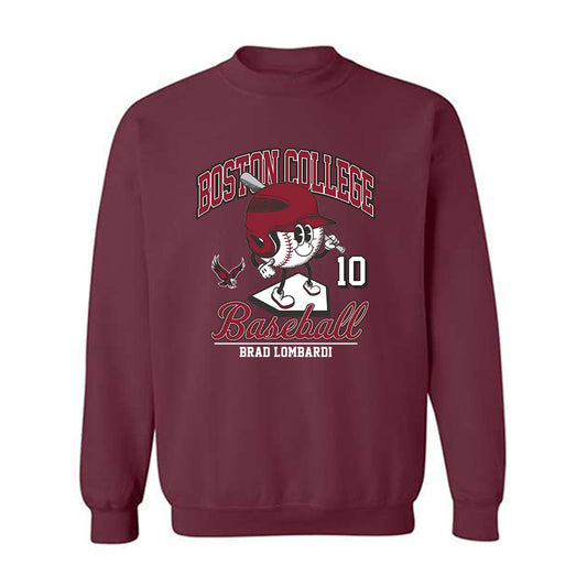 Boston College - NCAA Baseball : Brad Lombardi - Crewneck Sweatshirt Fashion Shersey