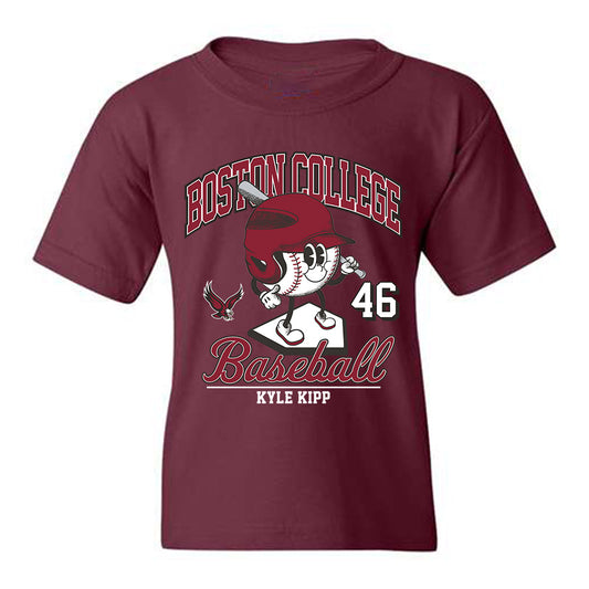 Boston College - NCAA Baseball : Kyle Kipp - Youth T-Shirt Fashion Shersey