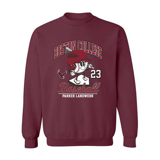 Boston College - NCAA Baseball : Parker Landwehr - Crewneck Sweatshirt Fashion Shersey