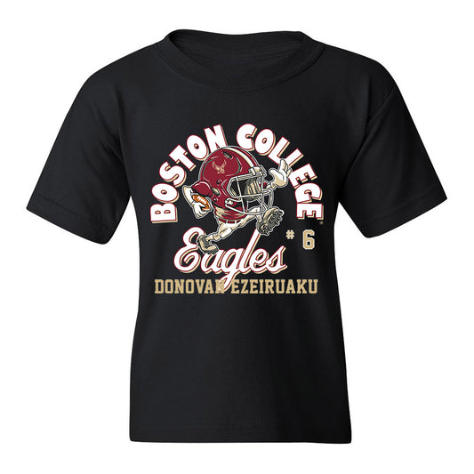 Boston College - NCAA Football : Donovan Ezeiruaku - Black Fashion Shersey Youth T-Shirt