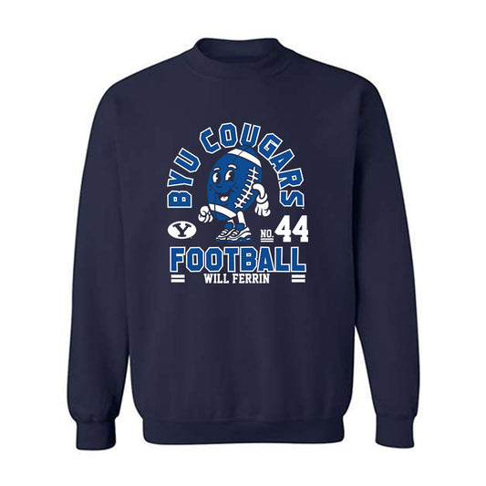BYU - NCAA Football : Will Ferrin Fashion Shersey Sweatshirt