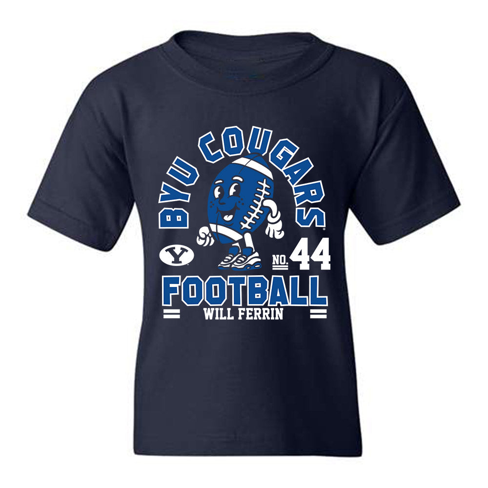 BYU - NCAA Football : Will Ferrin Fashion Shersey Youth T-Shirt