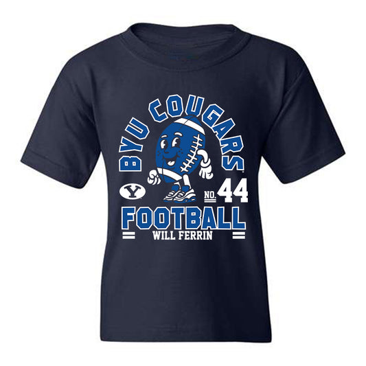 BYU - NCAA Football : Will Ferrin Fashion Shersey Youth T-Shirt