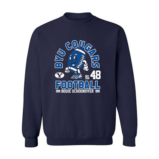 BYU - NCAA Football : Bodie Schoonover Fashion Shersey Sweatshirt