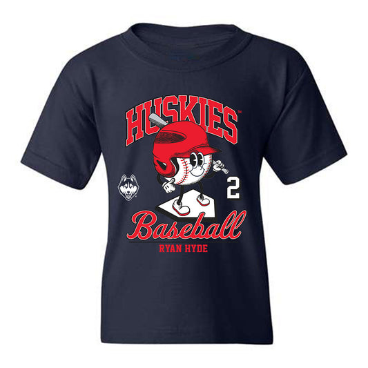 UConn - NCAA Baseball : Ryan Hyde - Youth T-Shirt Fashion Shersey