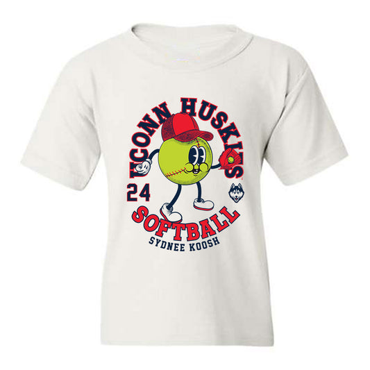 UConn - NCAA Softball : Sydnee Koosh - Youth T-Shirt Fashion Shersey