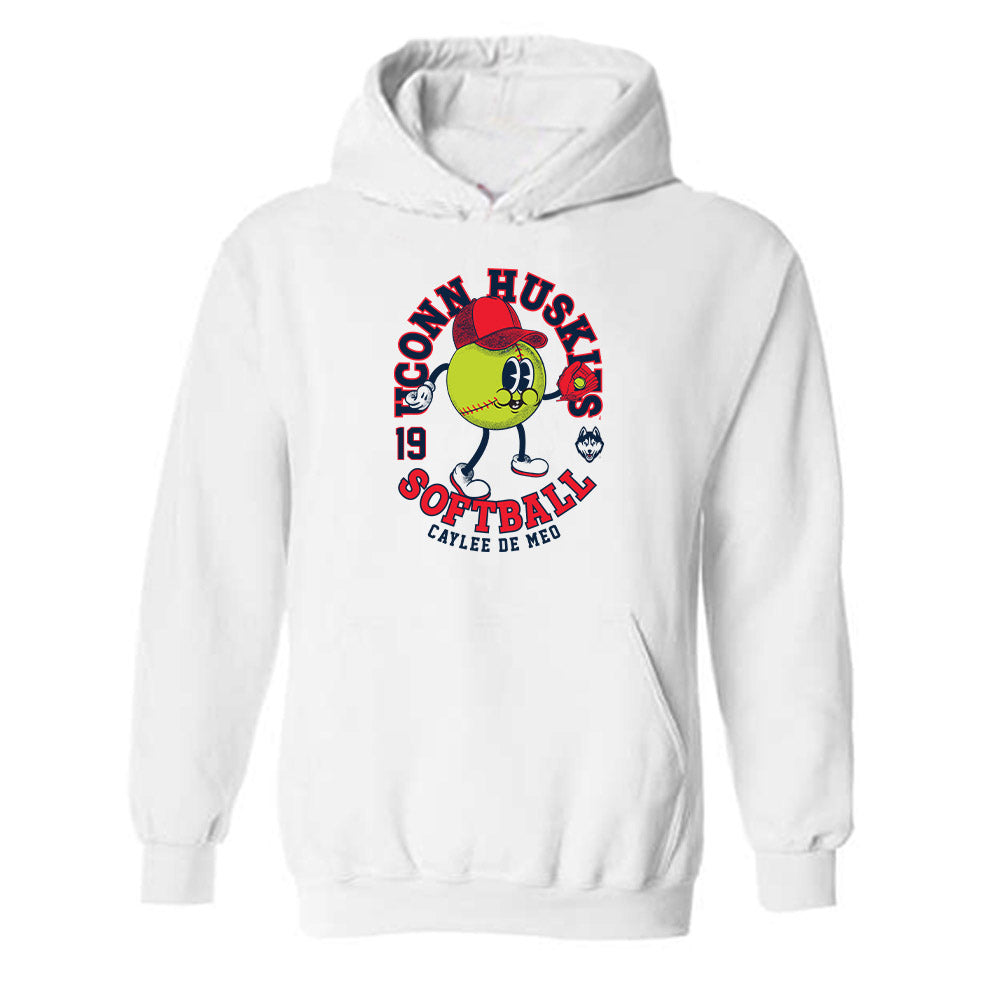 UConn - NCAA Softball : Caylee De Meo - Hooded Sweatshirt Fashion Shersey