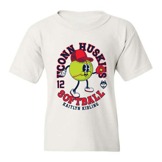 UConn - NCAA Softball : Kaitlyn Kibling - Youth T-Shirt Fashion Shersey