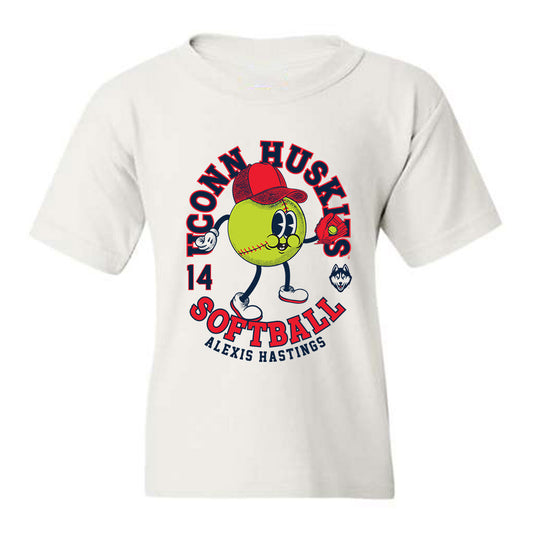UConn - NCAA Softball : Alexis Hastings Fashion Shersey Youth T-Shirt