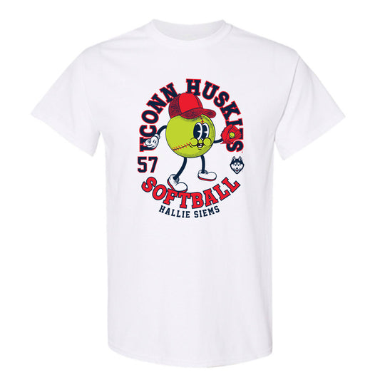UConn - NCAA Softball : Hallie Siems - T-Shirt Fashion Shersey