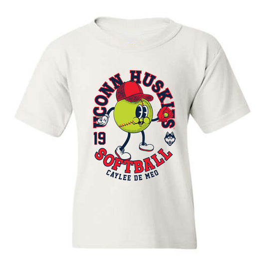 UConn - NCAA Softball : Caylee De Meo - Youth T-Shirt Fashion Shersey