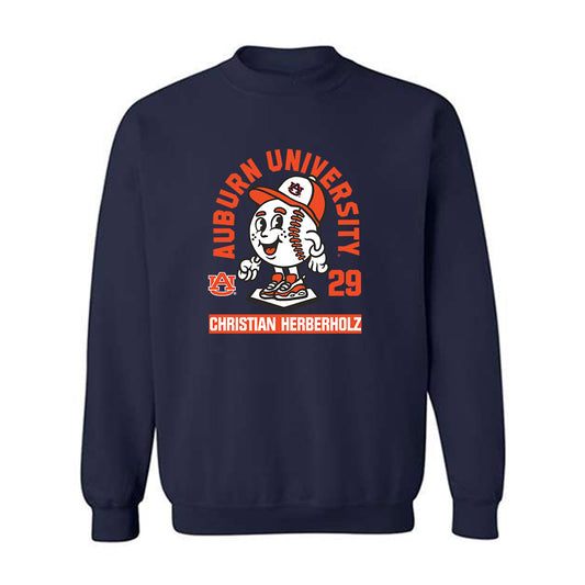 Auburn - NCAA Baseball : Christian Herberholz - Crewneck Sweatshirt Fashion Shersey