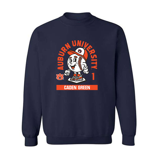Auburn - NCAA Baseball : Caden Green - Crewneck Sweatshirt Fashion Shersey