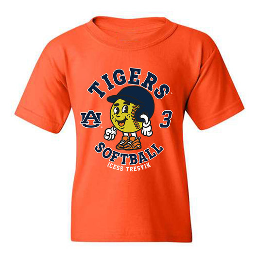 Auburn - NCAA Softball : Icess Tresvik - Youth T-Shirt Fashion Shersey