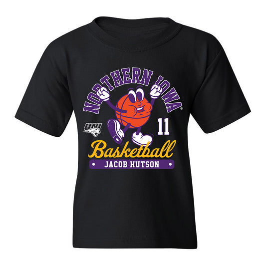 Northern Iowa - NCAA Men's Basketball : Jacob Hutson Fashion Shersey Youth T-Shirt