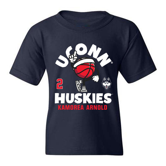 UConn - NCAA Women's Basketball : Kamorea Arnold - Youth T-Shirt Fashion Shersey
