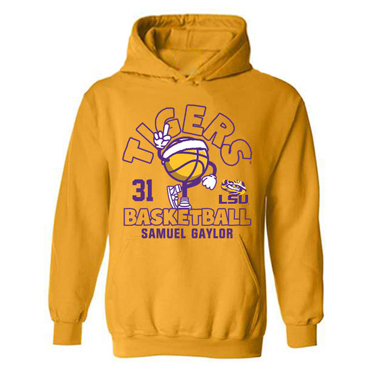 LSU - NCAA Men's Basketball : Samuel Gaylor - Hooded Sweatshirt Fashion Shersey