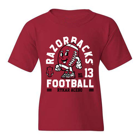 Arkansas - NCAA Football : Rykar Acebo - Youth T-Shirt Fashion Shersey