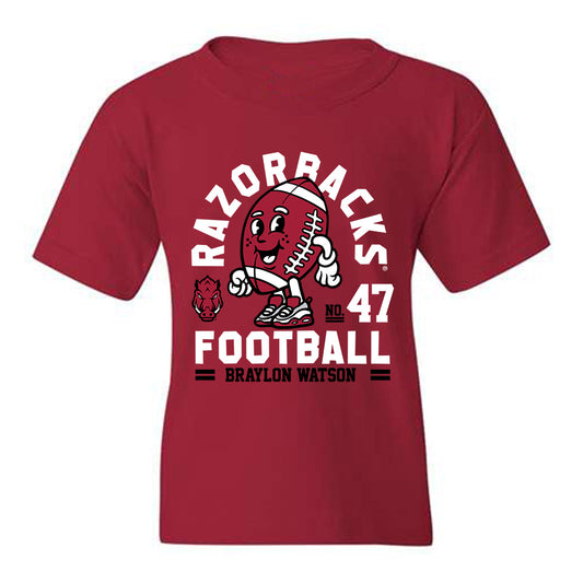 Arkansas - NCAA Football : Braylon Watson - Youth T-Shirt Fashion Shersey