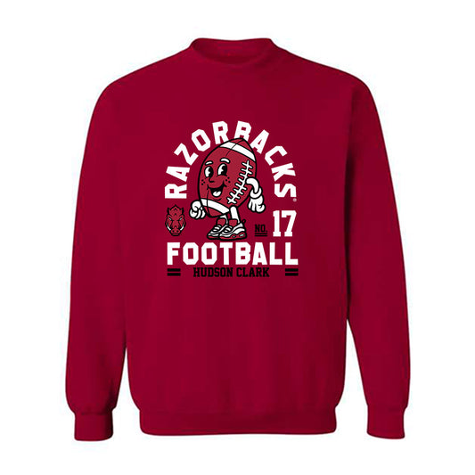 Arkansas - NCAA Football : Hudson Clark Fashion Shersey Sweatshirt