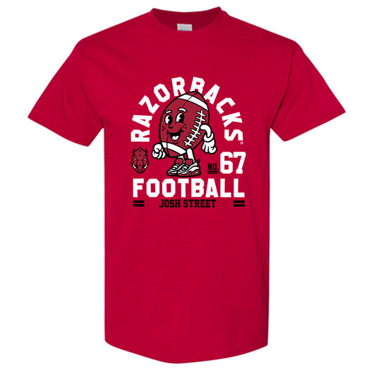 Arkansas - NCAA Football : Josh Street Fashion Shersey Short Sleeve T-Shirt