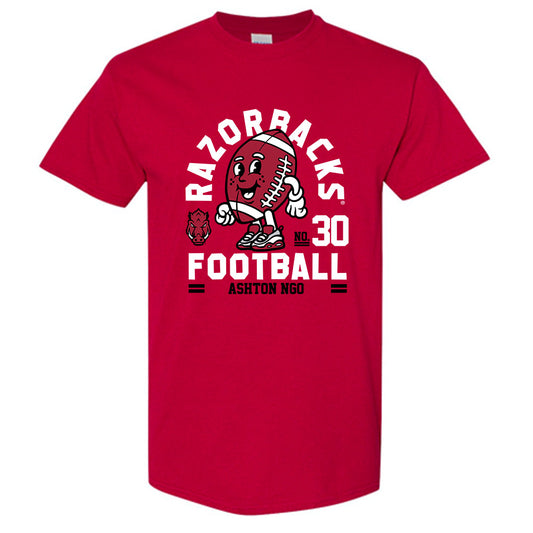 Arkansas - NCAA Football : Ashton Ngo Fashion Shersey Short Sleeve T-Shirt